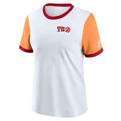 Women's Rewind Ringer T-Shirt - Tampa Bay Buccaneers T-shirts