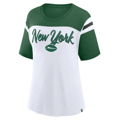 Women's Cheer Chant Fashion Crop Top - New York Jets Tops