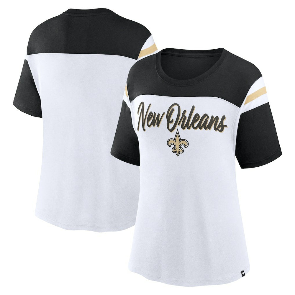Women's Cheer Chant Fashion Crop Top - New Orleans Saints Tops
