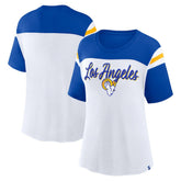 Women's Cheer Chant Fashion Crop Top - Los Angeles Rams Tops