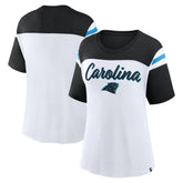 Women's Cheer Chant Fashion Crop Top - Carolina Panthers Tops