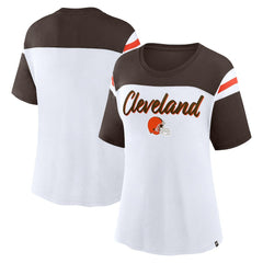 Women's Cheer Chant Fashion Crop Top - Cleveland Browns Tops