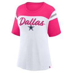 Women's Cheer Chant Fashion Crop Top - Dallas Cowboys Tops