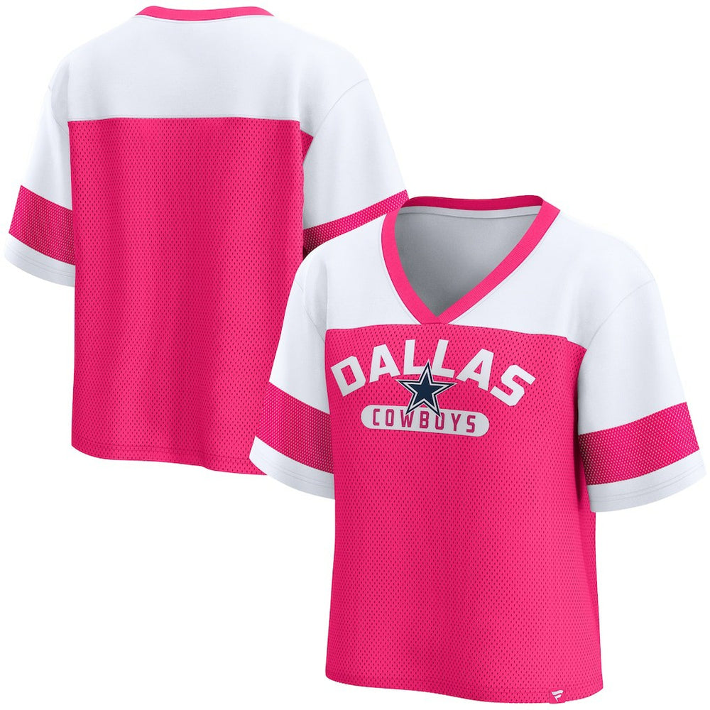Women's Homeschool Jersey Poly V-Neck
Fashion Top - Dallas Cowboys Jerseys