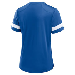 Women's Play Script Lace-Up T-Shirt - Indianapolis Colts T-shirts