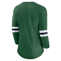 Women's First Team Arch Logo 3/4 Sleeve T-Shirt - New York Jets T-shirts