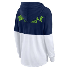 Women's Backup Option Long Sleeve Hoodie T-Shirt - Seattle Seahawks Hoodies