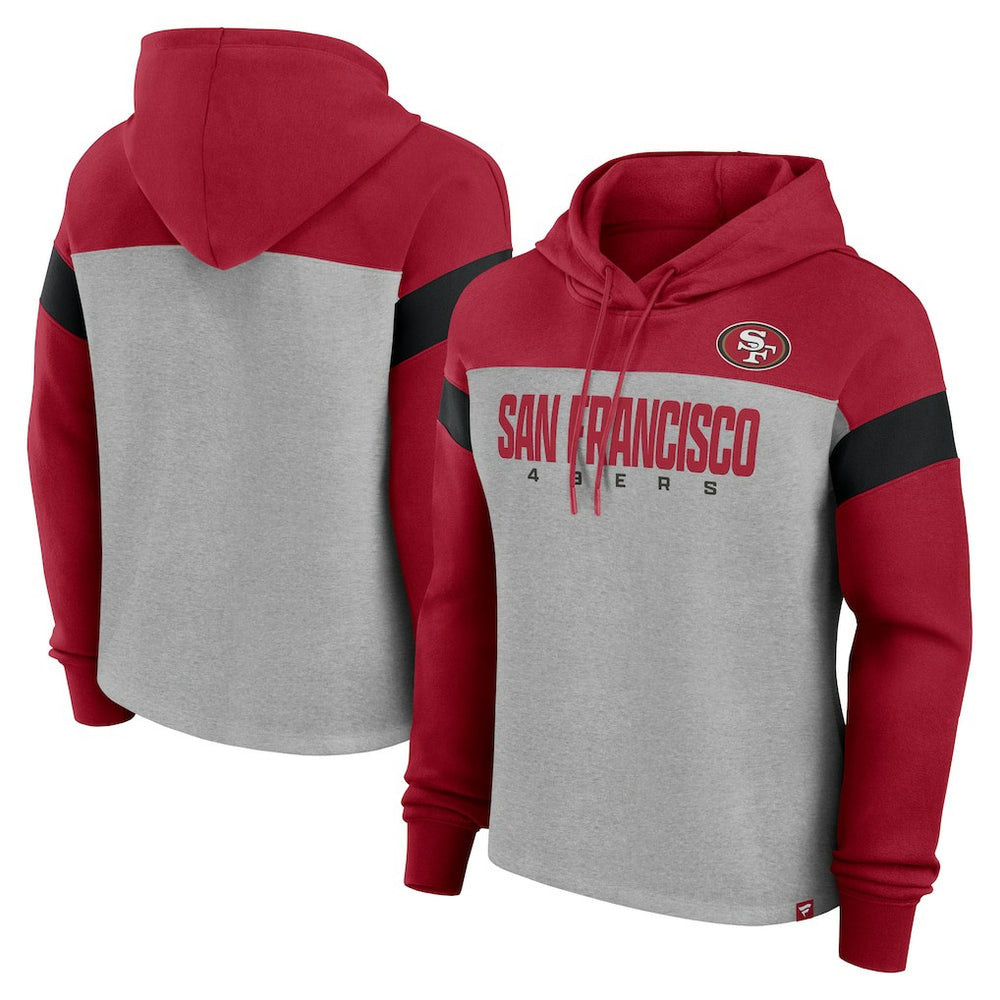 Women's Bold Play Call Pullover Hoodie - San Francisco 49ers Hoodies