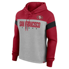 Women's Bold Play Call Pullover Hoodie - San Francisco 49ers Hoodies