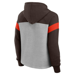 Women's Bold Play Call Pullover Hoodie - Cleveland Browns Hoodies