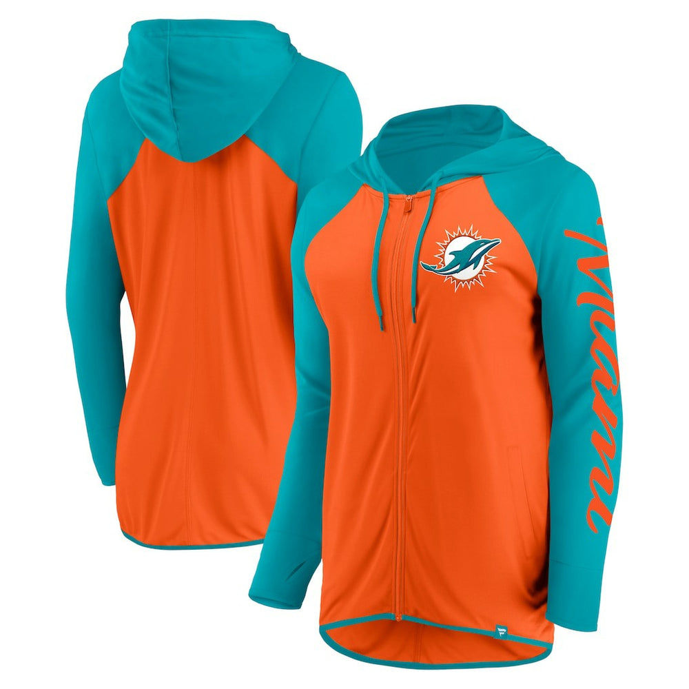 Women's Script Full-Zip Hoodie - Miami Dolphins Hoodies