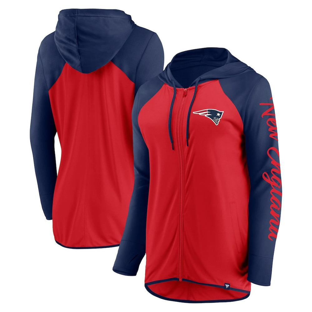 Women's Script Full-Zip Hoodie - New England Patriots Hoodies