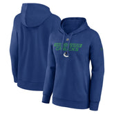 NHL Vancouver Canucks Fanatics Women's Authentic Pro Core Primary Fleece Pullover Hoodie