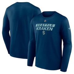 NHL Seattle Kraken Fanatics Authentic Pro Core Primary Long Sleeve T-Shirt