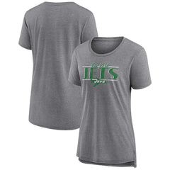 Women's Up the Middle Tri-Blend T-Shirt - New York Jets T-shirts