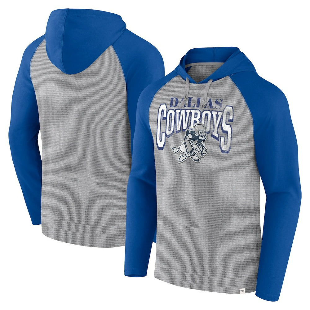 Under Center Long Sleeve Hoodie T-Shirt - Dallas Cowboys Hoodies