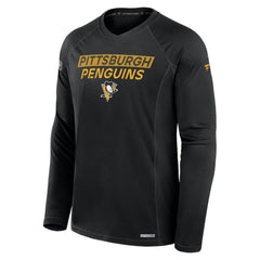 NHL Pittsburgh Penguins Fanatics Authentic Pro Rink Tech Long Sleeve T-Shirt