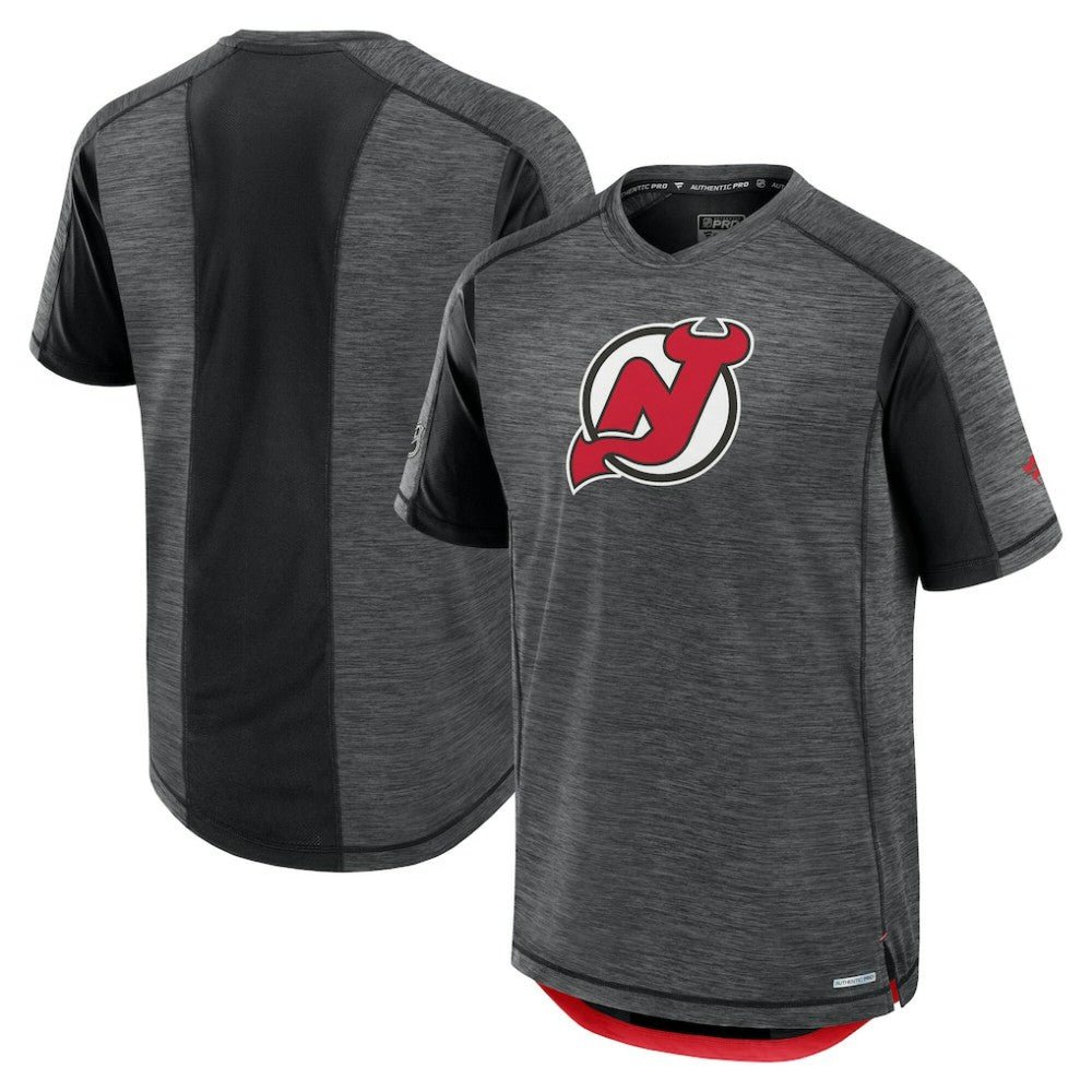 NHL New Jersey Devils Fanatics Authentic Pro Rink Tech T-Shirt