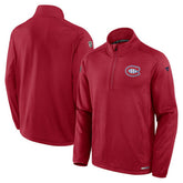 NHL Montreal Canadiens Fanatics Authentic Pro Rink Quarter-Zip Jacket