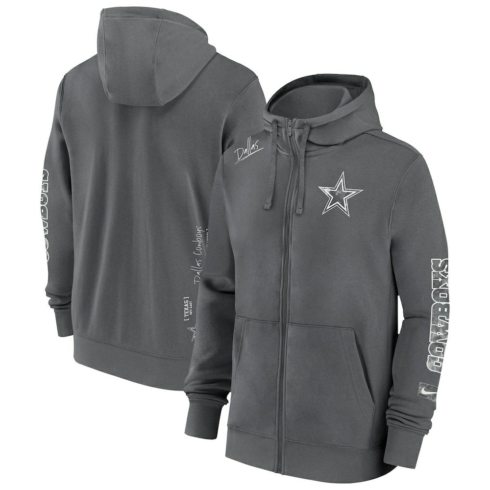 Primetime Club Full-Zip Hoodie - Dallas Cowboys Hoodies