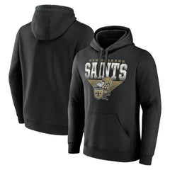 Geometric Chrome Pullover Hoodie - New Orleans Saints Hoodies