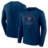 Stat Sheet Long Sleeve T-Shirt - Houston Texans T-shirts