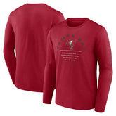 Stat Sheet Long Sleeve T-Shirt - Tampa Bay Buccaneers T-shirts