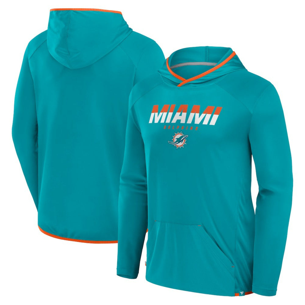 Transitional Defender Hoodie Long Sleeve T-Shirt - Miami Dolphins Hoodies