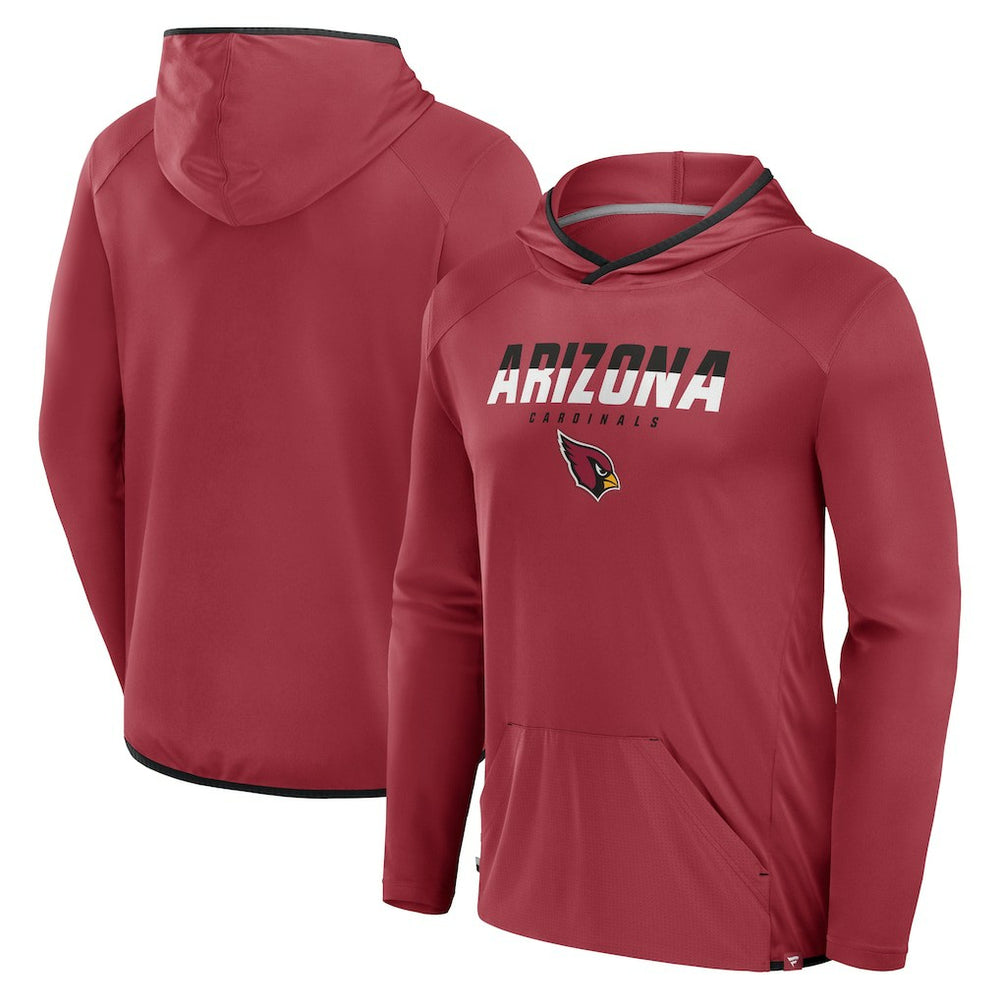 Transitional Defender Hoodie Long Sleeve T-Shirt - Arizona Cardinals Hoodies