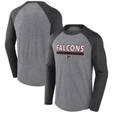 Tri-Blend Raglan Long Sleeve T-Shirt - Atlanta Falcons T-shirts