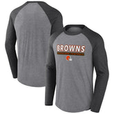 Tri-Blend Raglan Long Sleeve T-Shirt - Cleveland Browns T-shirts