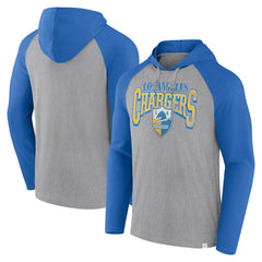 Under Center Long Sleeve Hoodie T-Shirt - Los Angeles Chargers Hoodies