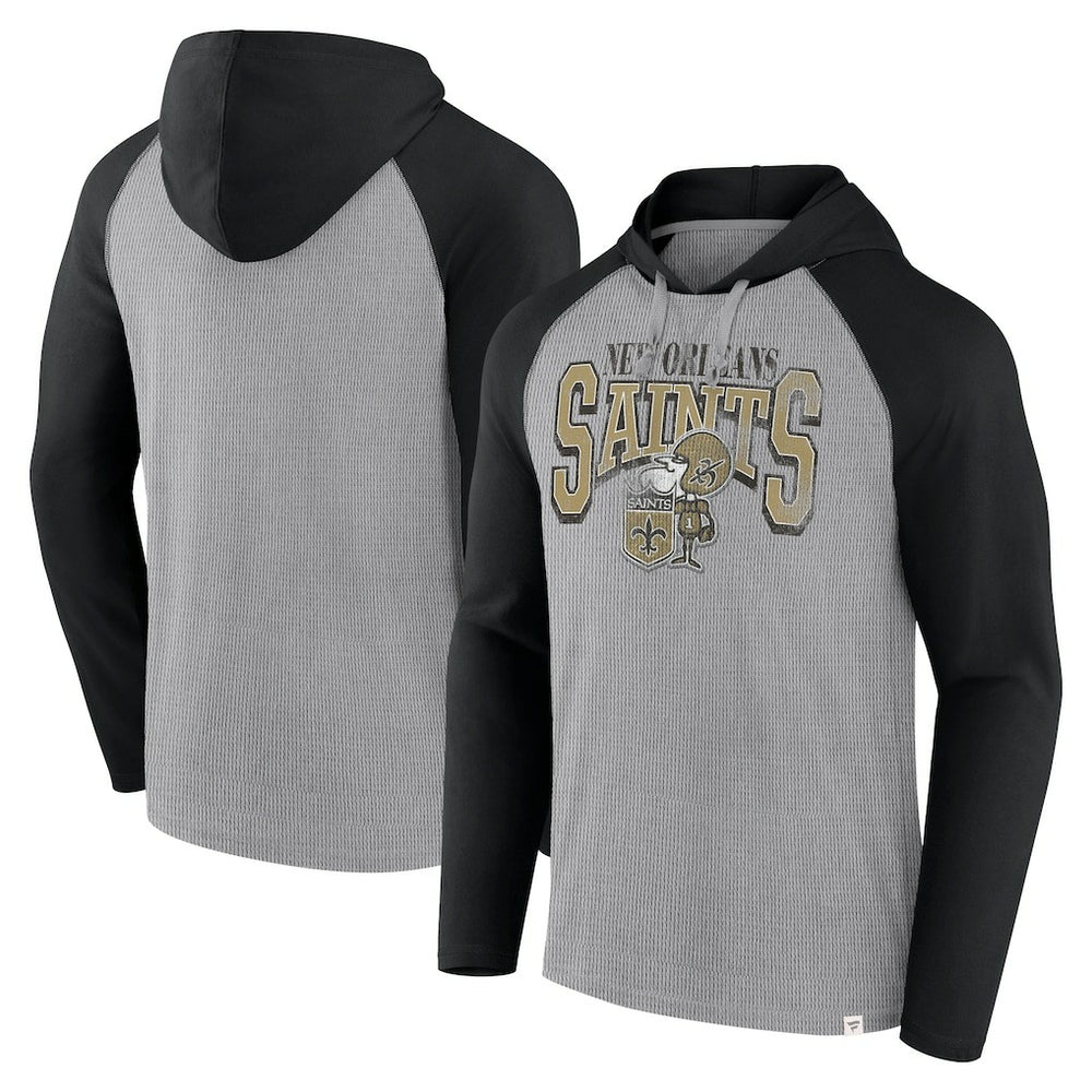 Under Center Long Sleeve Hoodie T-Shirt - New Orleans Saints Hoodies