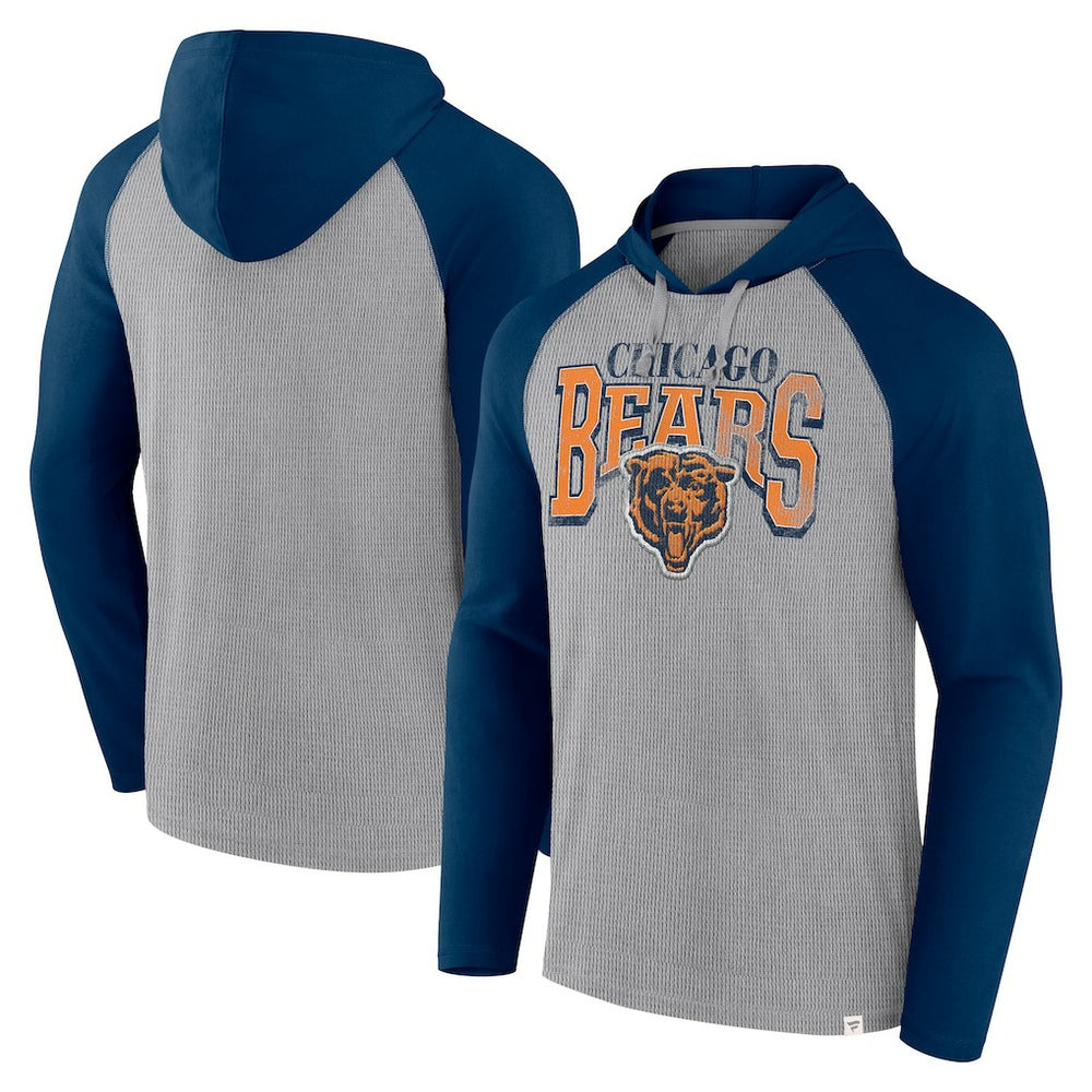 Under Center Long Sleeve Hoodie T-Shirt - Chicago Bears Hoodies