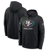 2024 NFL Crucial Catch Big & Tall Club Pullover Hoodie - San Francisco 49ers Hoodies