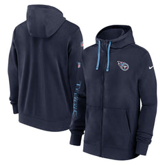 2024 Sideline Club Full-Zip Hoodie - Tennessee Titans Hoodies