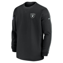 2024 Sideline Coaches Long Sleeve Top - Las Vegas Raiders Tops