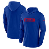 2024/25 Sideline Performance Long Sleeve Hoodie T-Shirt - Buffalo Bills Hoodies