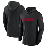 2024/25 Sideline Performance Long Sleeve Hoodie T-Shirt - Atlanta Falcons Hoodies