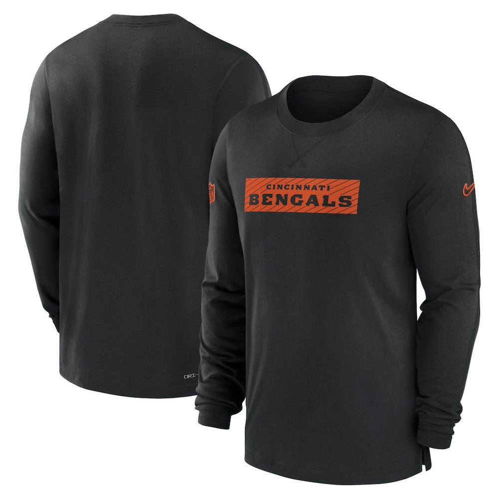 Sideline Player Performance Long Sleeve T-Shirt - Cincinnati Bengals T-shirts