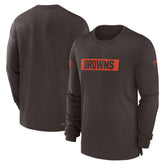 Sideline Player Performance Long Sleeve T-Shirt - Cleveland Browns T-shirts