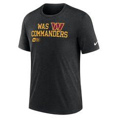 Overlap Lockup Tri-Blend T-Shirt - Washington Commanders T-shirts