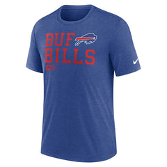 Overlap Lockup Tri-Blend T-Shirt - Buffalo Bills T-shirts