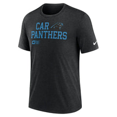 Overlap Lockup Tri-Blend T-Shirt - Carolina Panthers T-shirts