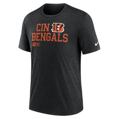 Overlap Lockup Tri-Blend T-Shirt - Cincinnati Bengals T-shirts