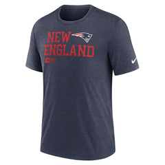 Overlap Lockup Tri-Blend T-Shirt - New England Patriots T-shirts