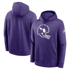 Rewind Club Logo Pullover Hoodie - Minnesota Vikings Hoodies