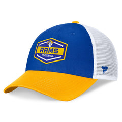 Bench Trucker Adjustable Hat - Los Angeles Rams Hats