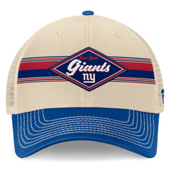Diamond Stripe Trucker Adjustable Hat - New York Giants Hats