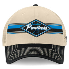 Diamond Stripe Trucker Adjustable Hat - Carolina Panthers Hats